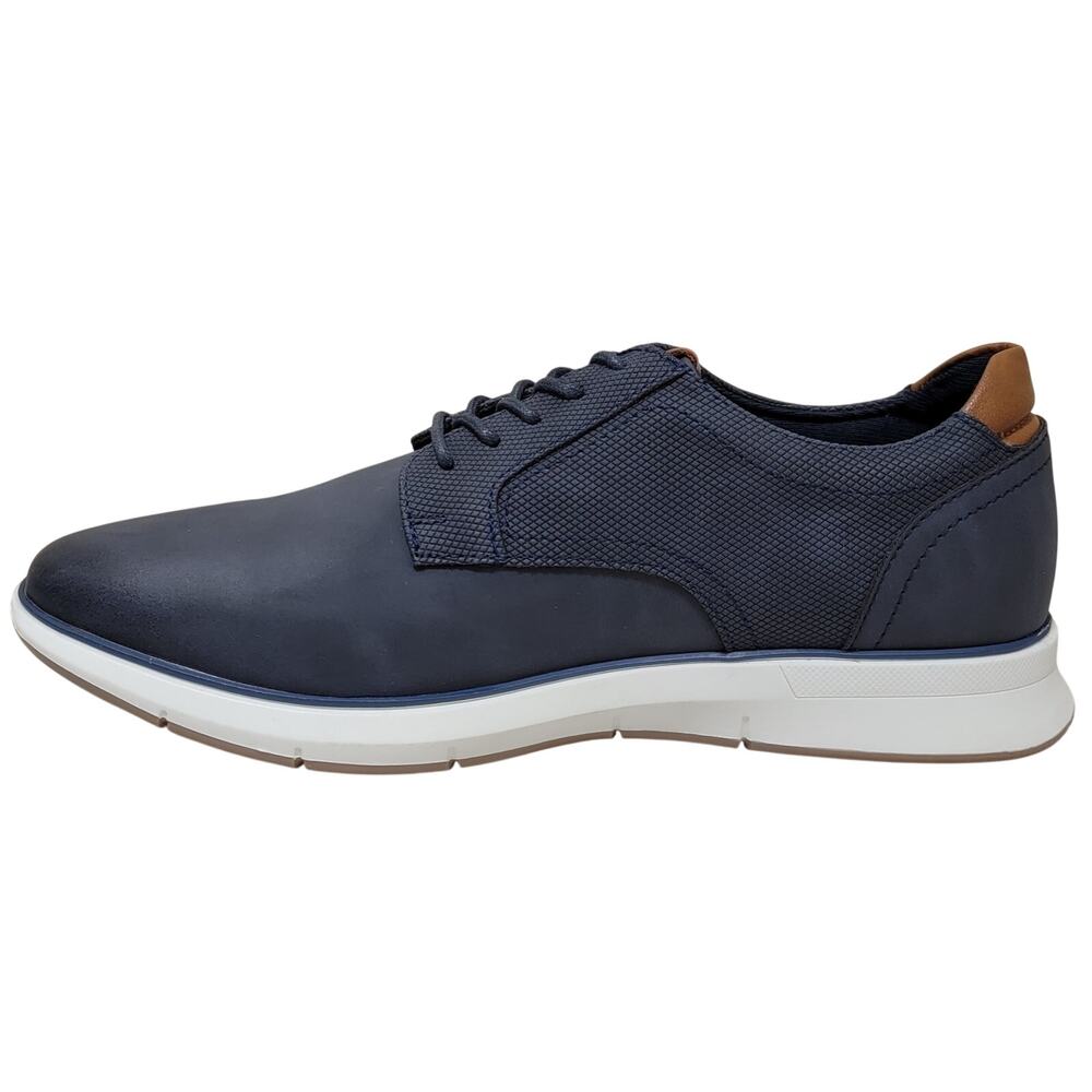 Alfani Men Landan Plain Toe Derby Oxfords Size US 8M Blue Faux Leather - Picture 3 of 6